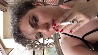 Sexy Cigarette Smoking
