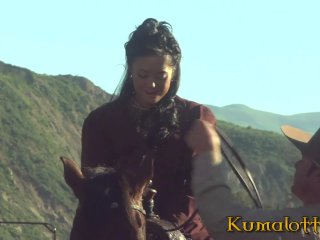 Asian Babe Kaylani Lei Fucked Hard by Cowboy Outdoors