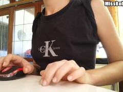 Nail Tapping while Working - Hands Fetish - Voyeur - TRAILER - FULL VIDEO ON MissBohemianX.tk