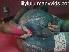 ladyboy lily lulu loves to play with her wide open asshole