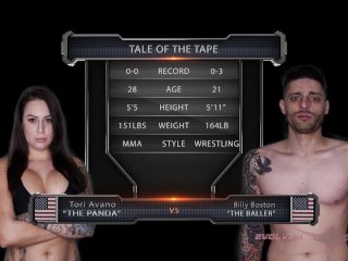 Sexy Latina wrestler Tori Avano takes on hapless Billy Boston screenshot number 0