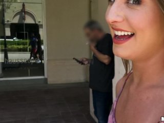 Mofos - Daisy flashes for money and has fun doing it