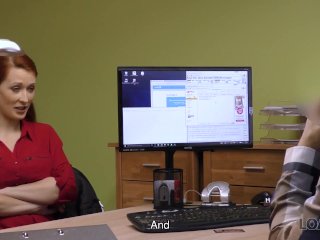 LOAN4K. Agent screws busty redheadbecause she really needsmoney