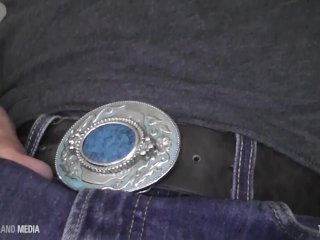 Blonde Uncut Daddy Stroking One Out