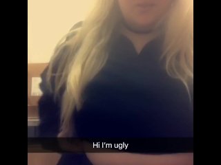 Playing with my tits at work