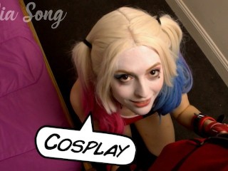 Harley Quinn and Deadpool BJ