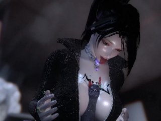 skyrim a motorcycle catsuit womancame to a monsterhotel