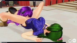 [CM3D2] - Fire Emblem Hentai, Lyn And Camilla Pleasure Each Other And A Man