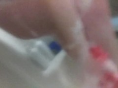 Soapy shower girl needs a Big Daddy to fuck her hard