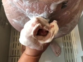 Wet Soapy Handjob with Mila Loves(cumshot)