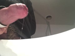 Electrostim Edging leads to massive cumshot