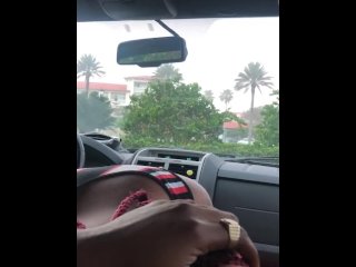 pov, verified amateurs, hotel parking lot, sloppy head