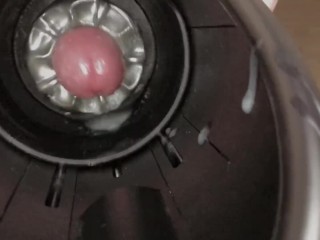 First Time using Fleshlight Launch with the Quickshot | 5 Cumshots in a Row