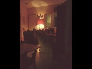 Spying on my hotwife during only her second strange cock, Part 1