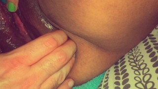 Ice Cubes Are Taken Up Bbw's Tight Pussy By Ice Cubes