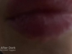 ASMR Lens & Ear Licking, Kissing and Moaning [Close-up]