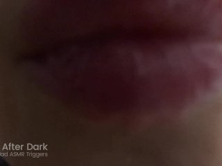 ASMR_Lens & Ear Licking,Kissing and Moaning_[Close-up]