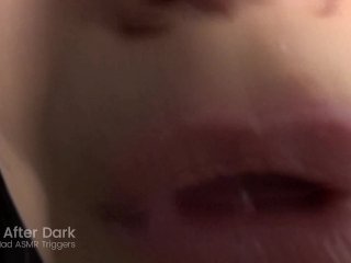 ASMR Lens & Ear Licking, Kissing and Moaning [Close-up]