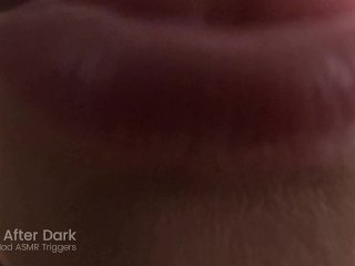 ASMR Lens & Ear Licking,Kissing and Moaning [Close-up]