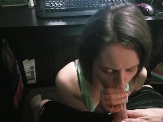 Gamer Girl Gets Titties_Fucked Cumshot