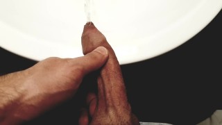 Pov Of A Twinkling Big Cock Pissing In A Hotel