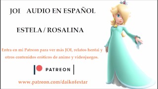 JOI Hentai de Estela / Rosalina ¡Con voz en Español!