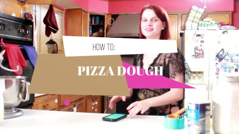 Making pizza dough