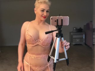 lingerie, blonde, big boobs, russian