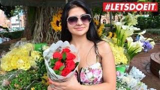 LETSDOEIT - Lucky Latina Gets Fucked By 2 Smoking Hot Strangers