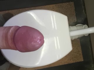 Public toilet jerkoff and cum shot Cape Town, South Africa.
