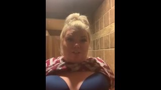 BBW Off From Work Dance Titty Drop