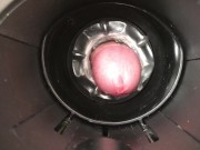 Preview 1 of Two ruined cumshots with Fleshlight Launch and Quickshot