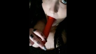 "Oral Fixation" - A Snapchat compilation with my toy, fingers, and blunts