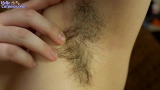 Tease Catpaws With Hairy Armpit