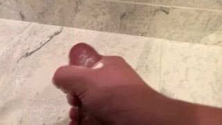 Soapy masturbation