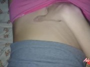 Preview 4 of Shhh Touching myself while my roomate is  College Teen