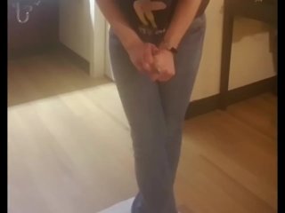 Pee Desperation and Jeans Wetting