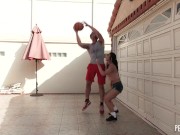 Preview 4 of Big Boob Asian Jade Kush Scores A Big Cock For Her Pussy After Basketball