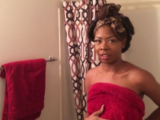 Screen Capture of Video Titled: Secret_Desiire spied on while in the shower