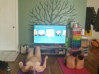 naked yoga, romantic, big ass, self care