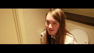 British Schoolgirl Pissing on the Toilet - Pornhub.com