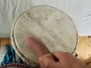 pmv, drums, solo male, big dick