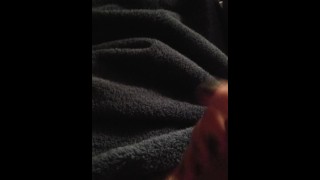 Rubbin my babes hard cock!