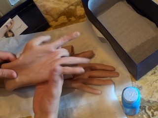 Roanyer Crossdresser Hands - first Hands on - Slicone Hands