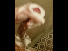 Soapy shower dick