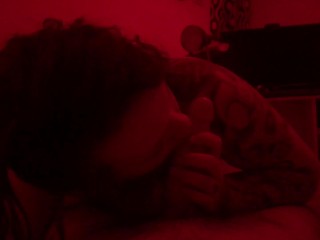Astrid_Hex Spits on a Dick_in Red Room