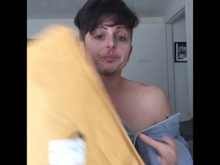 Ftm using clit pump on t-cock and explaining process and bottom growth