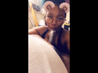 ebony, big cock, verified amateurs, amateur blowjob