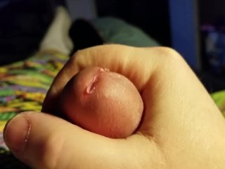 masturbation, precum spiderwebs, solo male, close up