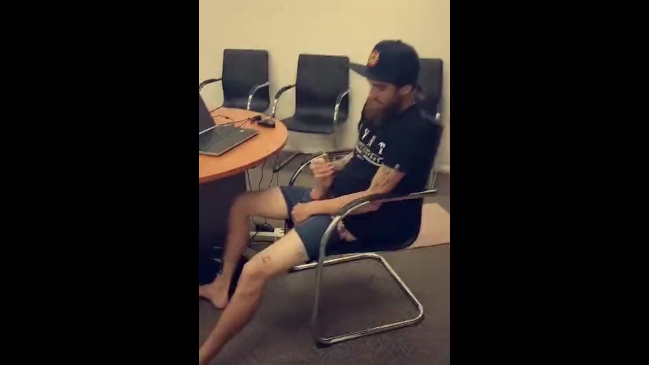 Catching dad jerking off